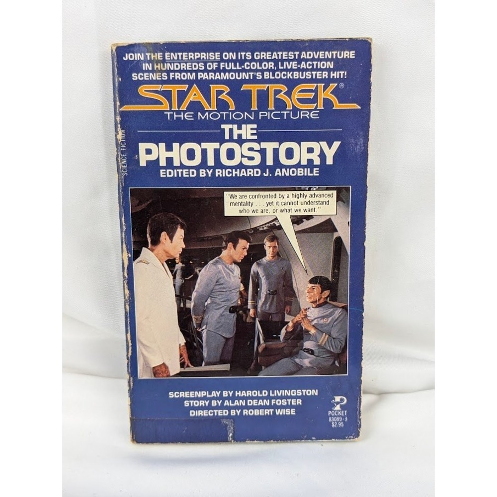 Pocket Books Star Trek The Motion Picture The Photostory 1980 Paperback Blue